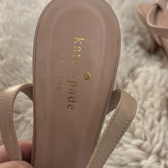 Kate Spade Nude Heels with Sparkling Accents - Picture 3 of 4